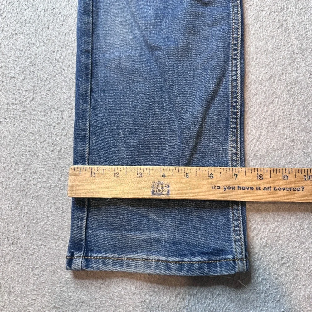 Levi's 514 Jeans‎ Mens 34x28 Blue Straight Fit Stretch WaterLess Denim Pants